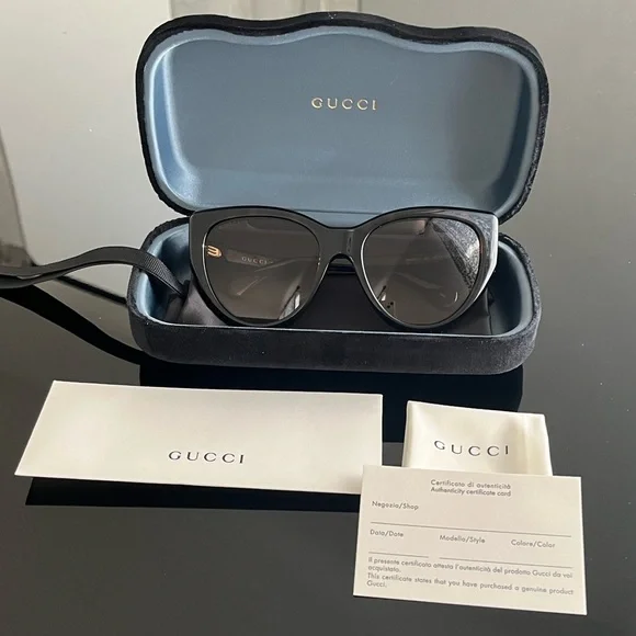 NWT Gucci Havana Brown Sunglasses - Picture 2 of 9